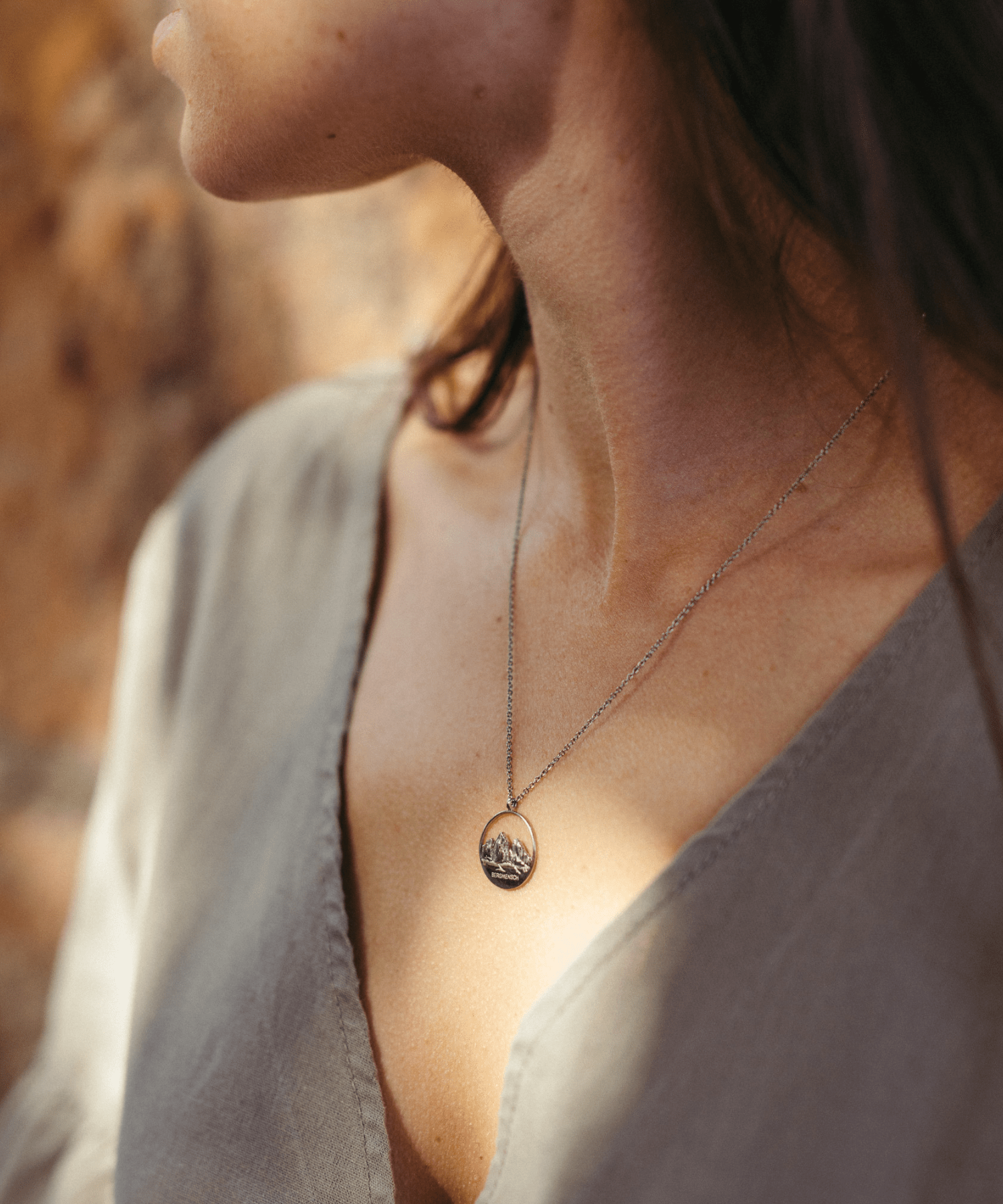 BERGMENSCH® Tre Cime Halskette 925 Sterling Silber von Bergmensch