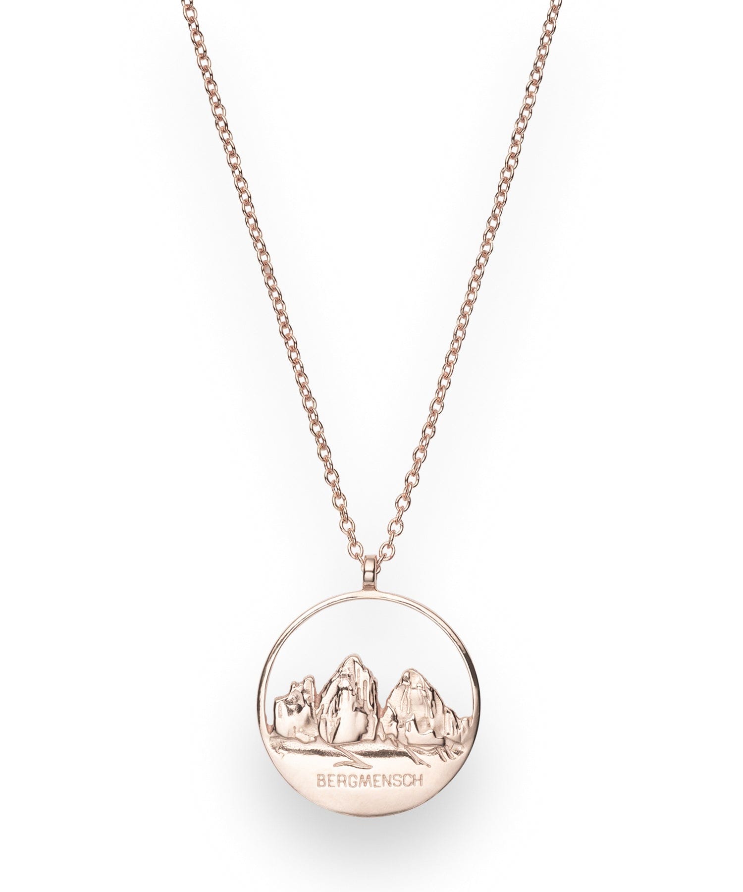 BERGMENSCH® Tre Cime Halskette 925 Sterling Silber von Bergmensch