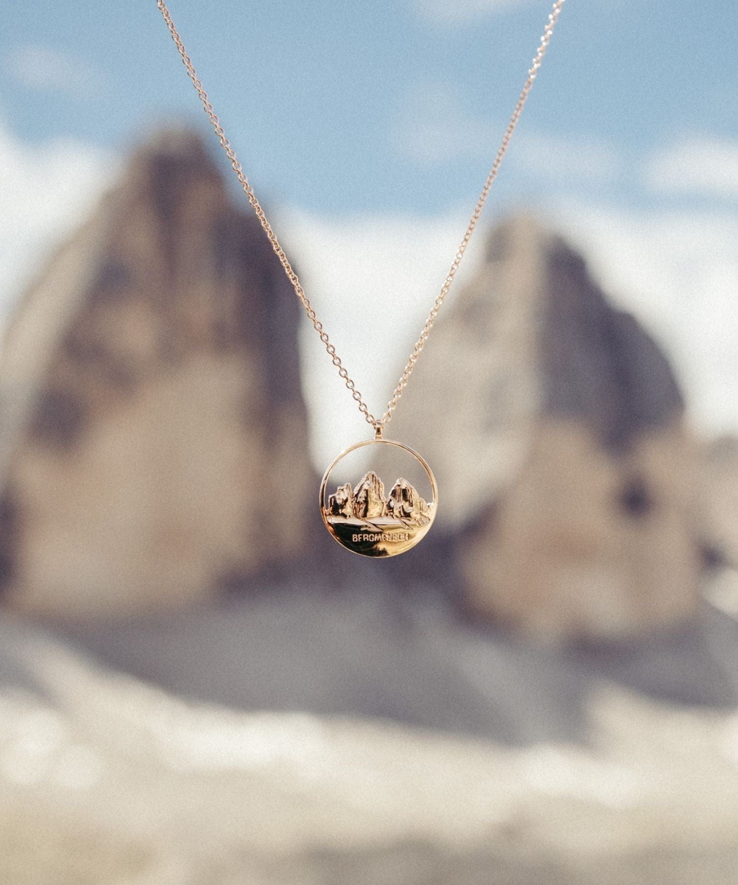 BERGMENSCH® Tre Cime Halskette 925 Sterling Silber von Bergmensch