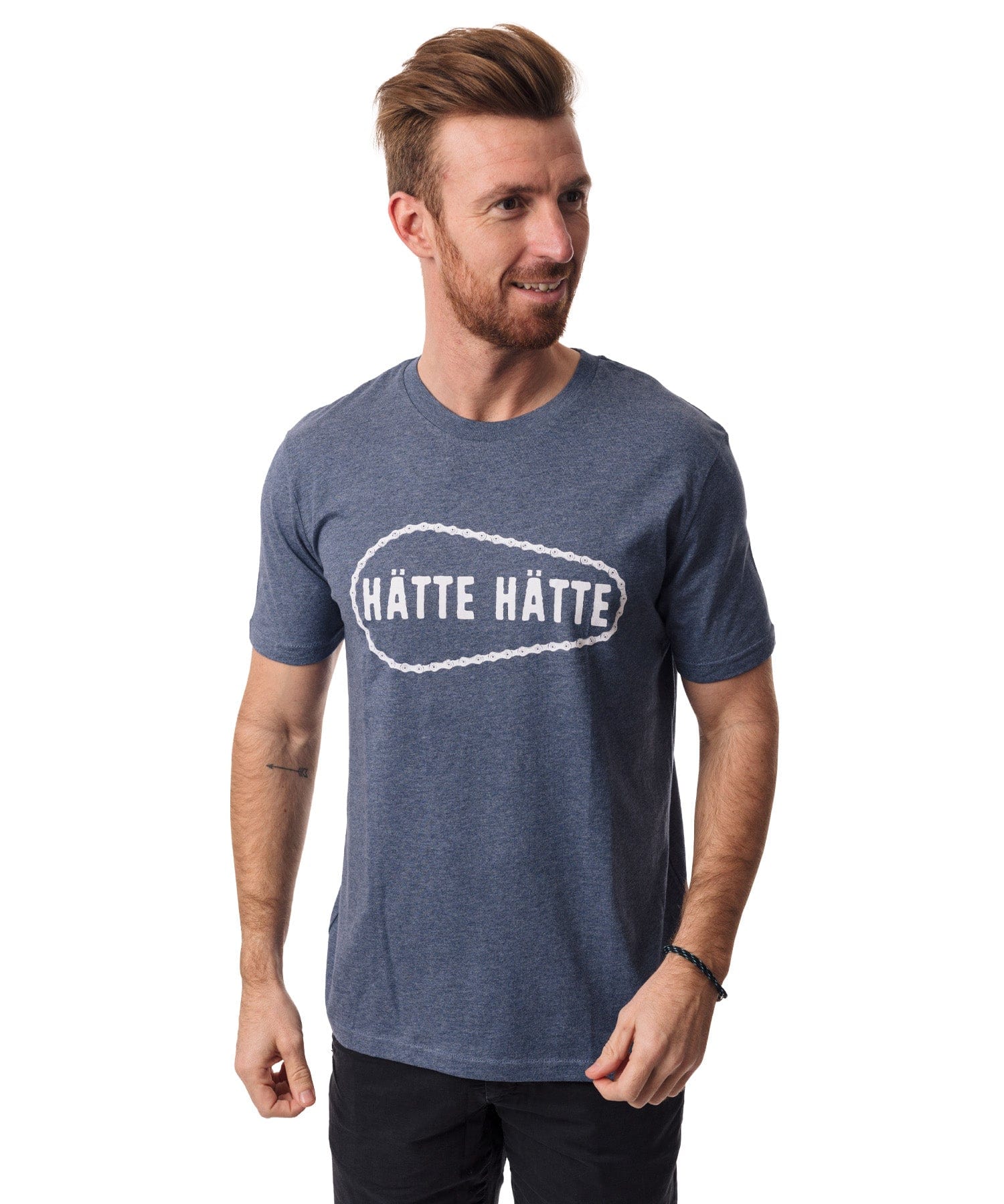 Hätte Hätte Fahrradkette - Unisex Premium Organic Shirt von Bergmensch