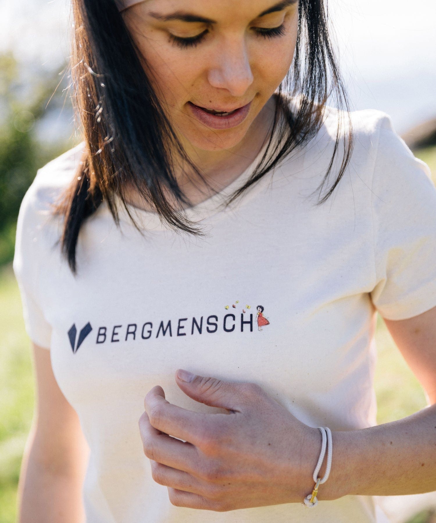 HEIDI - Logo - Damen Premium Organic Shirt von Bergmensch