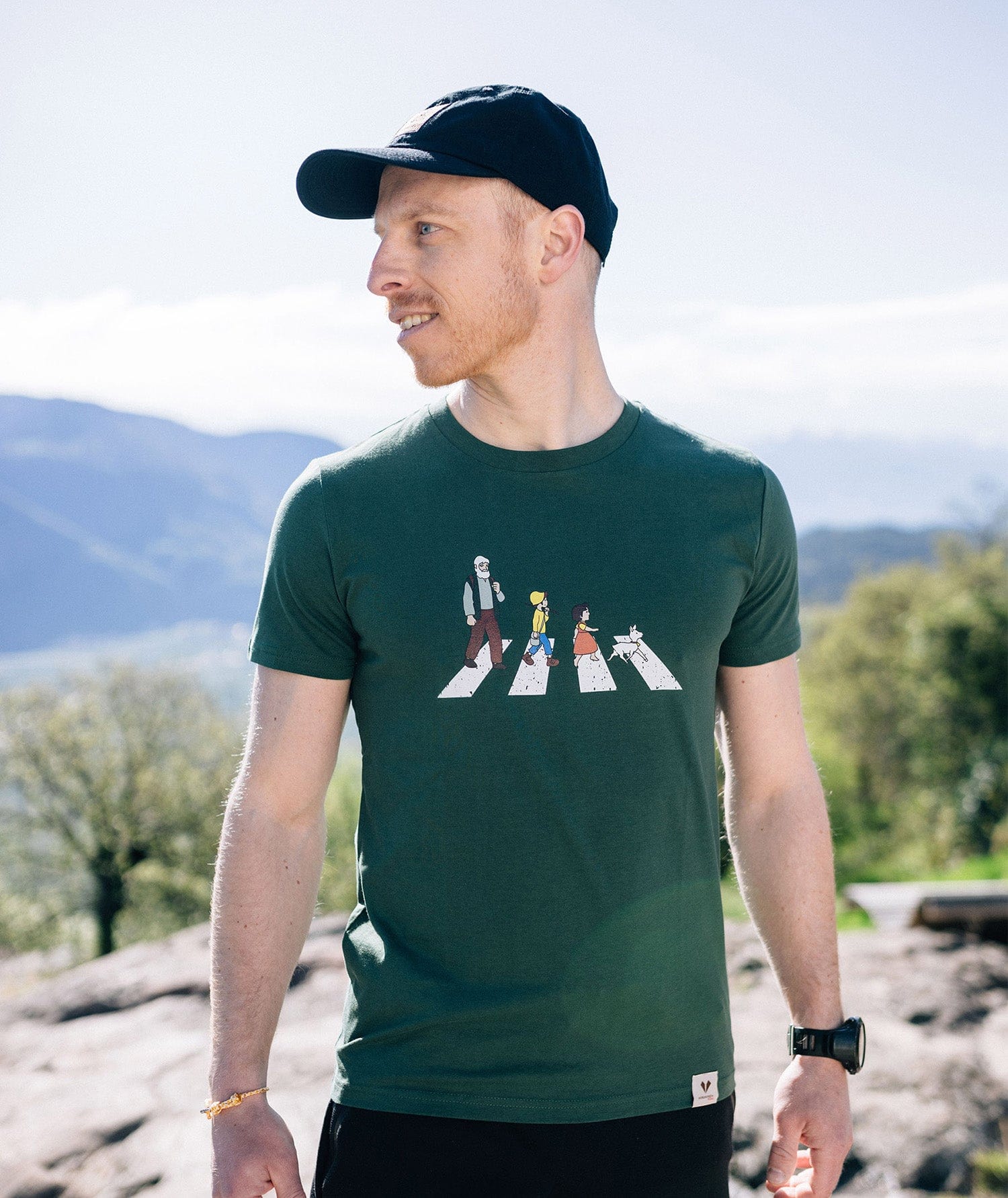 HEIDI - Zebrastreifen - Unisex Premium Organic Shirt von Bergmensch