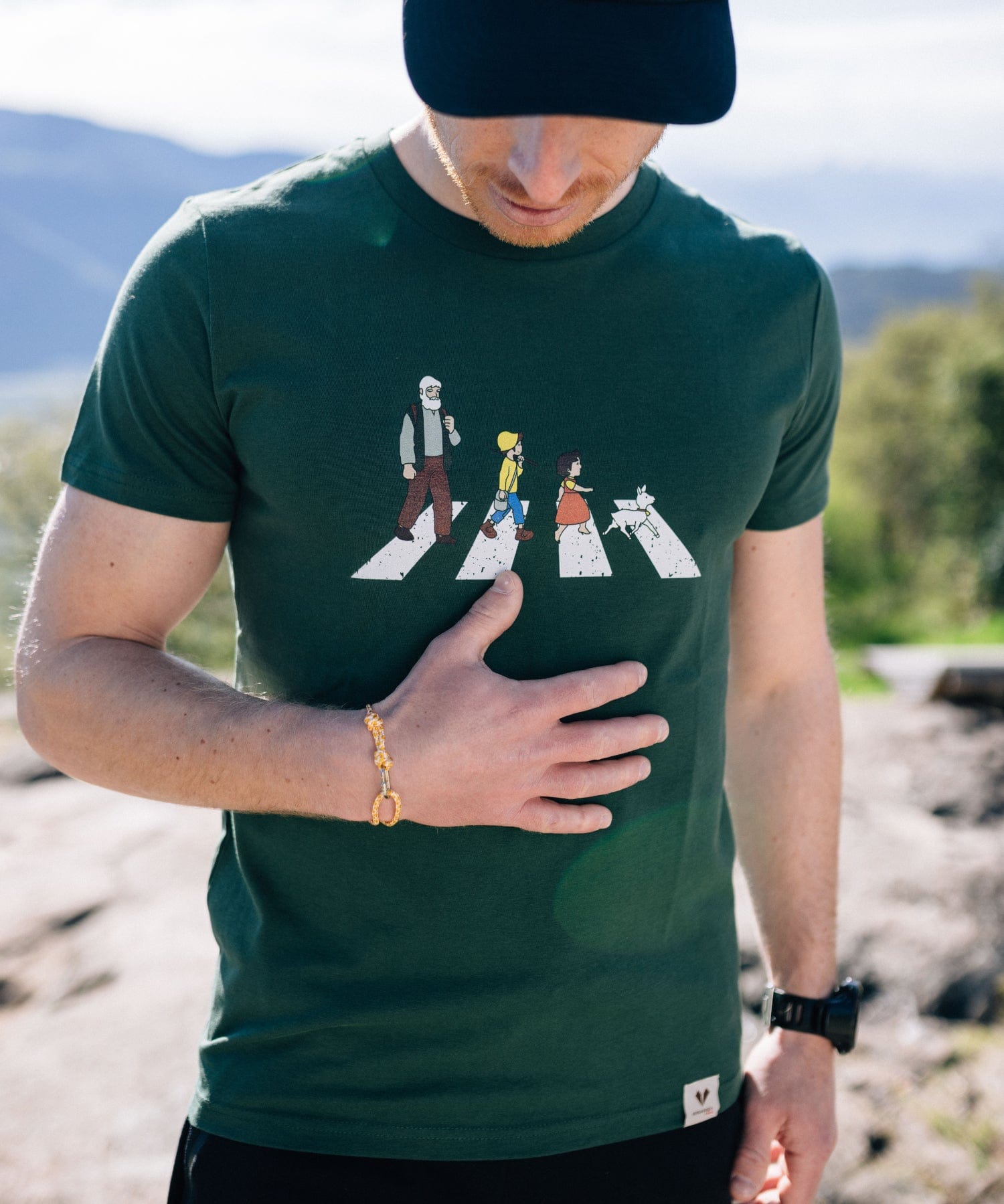 HEIDI - Zebrastreifen - Unisex Premium Organic Shirt von Bergmensch