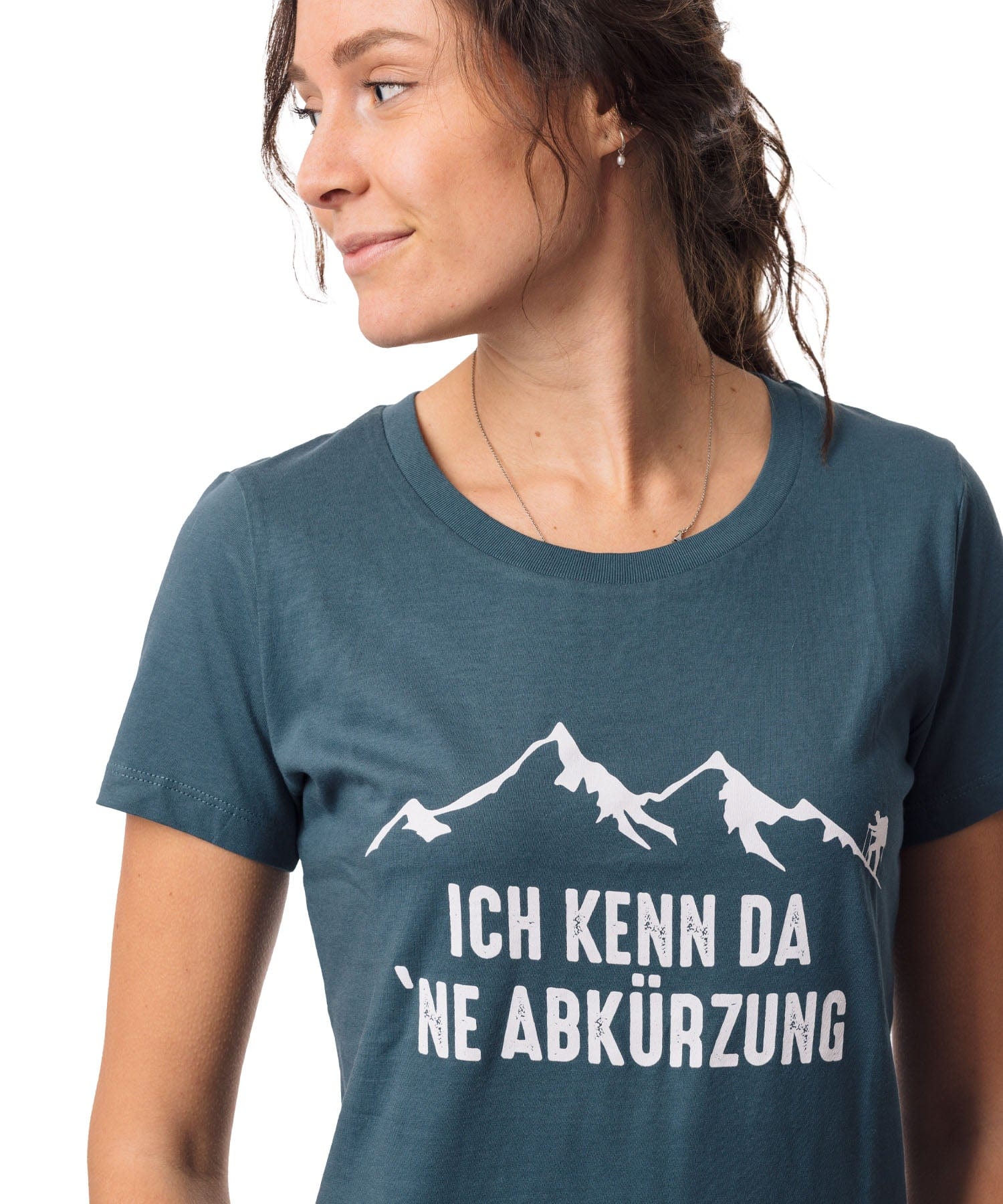 Ich kenn da 'ne Abkürzung - Damen Premium Organic Shirt von Bergmensch