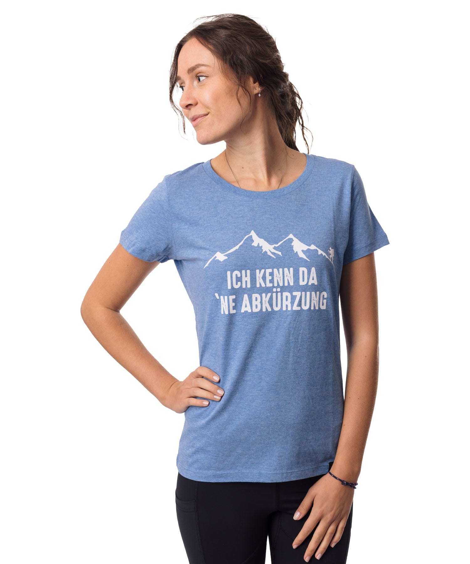 Ich kenn da 'ne Abkürzung - Damen Premium Organic Shirt von Bergmensch
