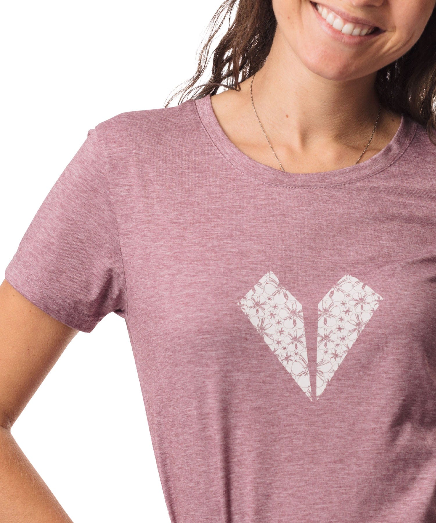 Logo Herzblumen - Damen drirelease® ECO Shirt von Bergmensch