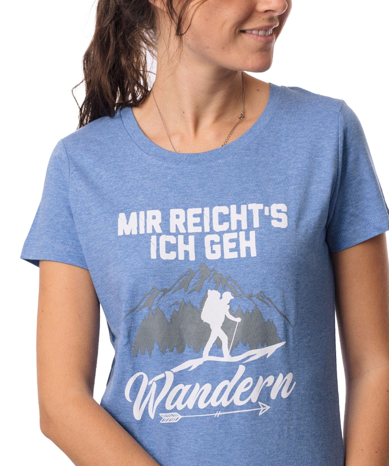 Mir reicht's ich geh wandern - Damen Premium Organic Shirt von Bergmensch