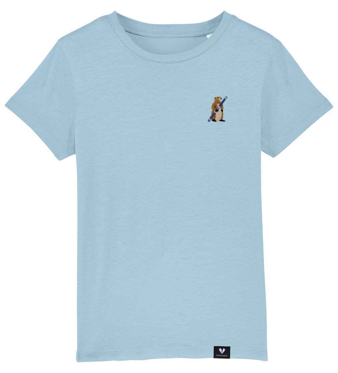 Murmeltier Stick - Kinder Premium Organic Shirt von Bergmensch