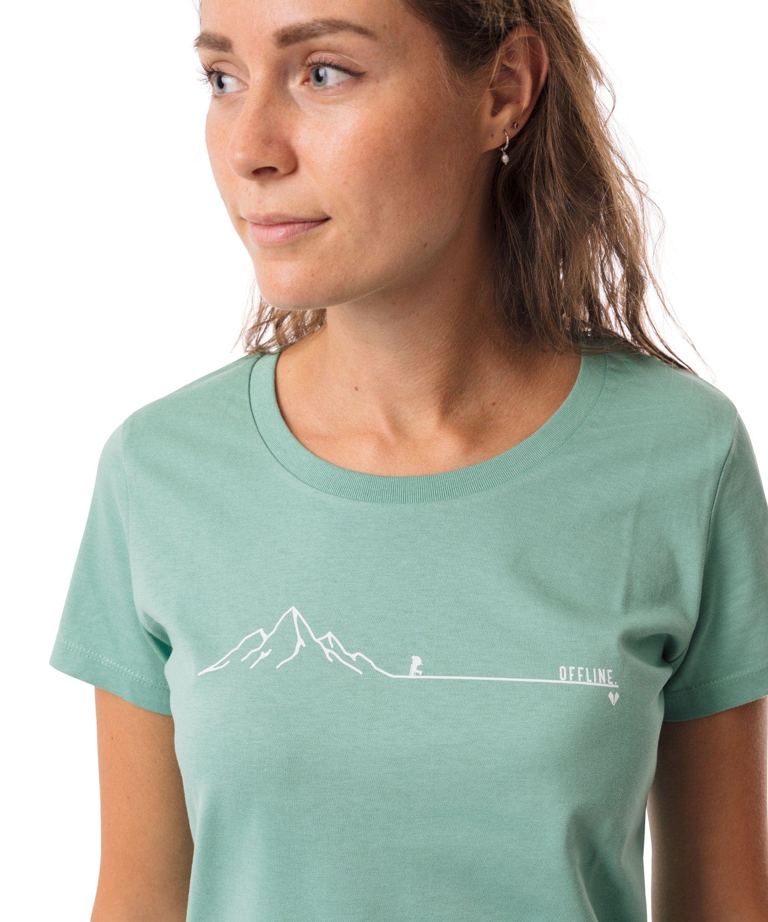 Offline - Damen Premium Organic Shirt von Bergmensch