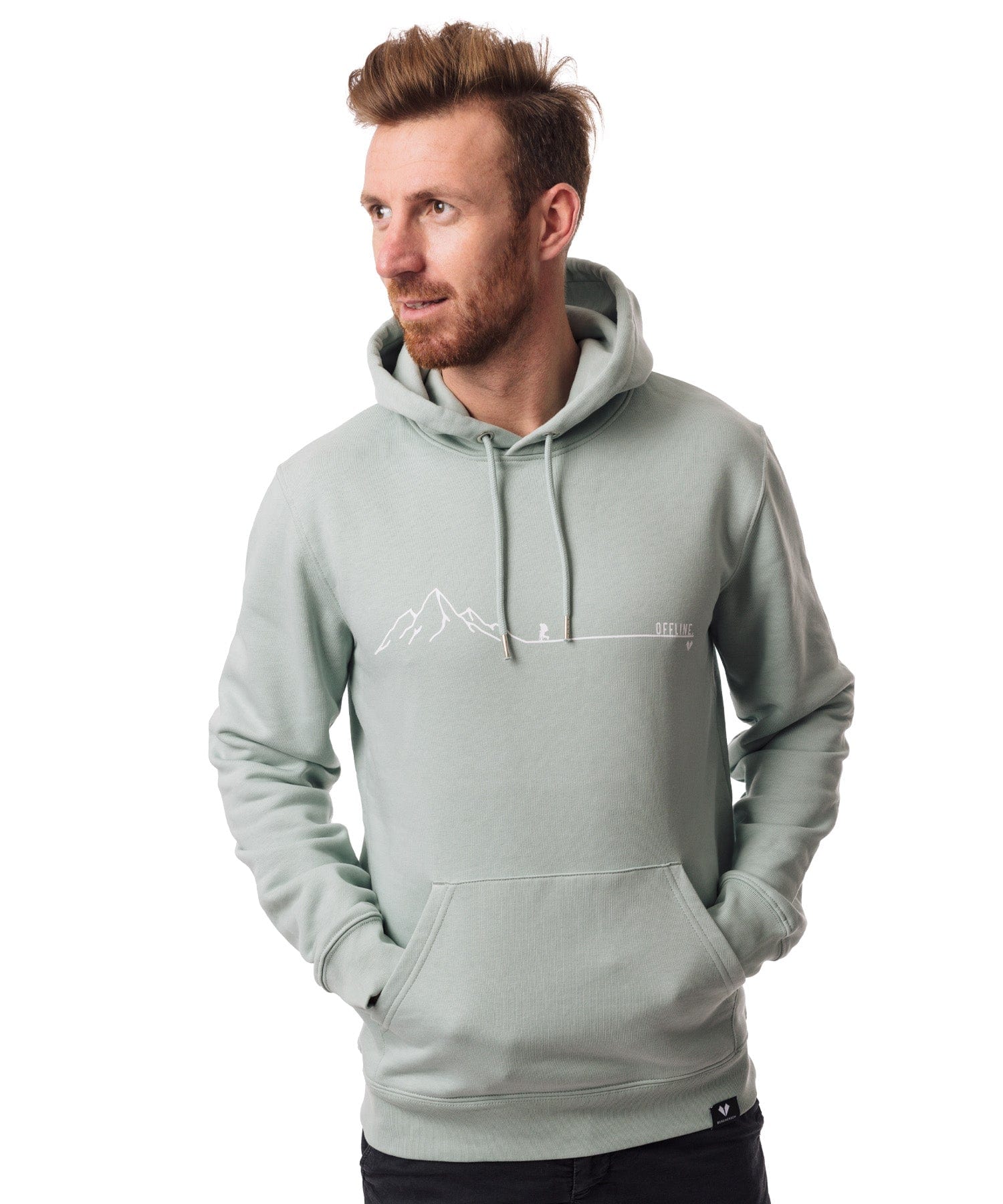 Offline - Unisex Premium Organic Hoodie von Bergmensch
