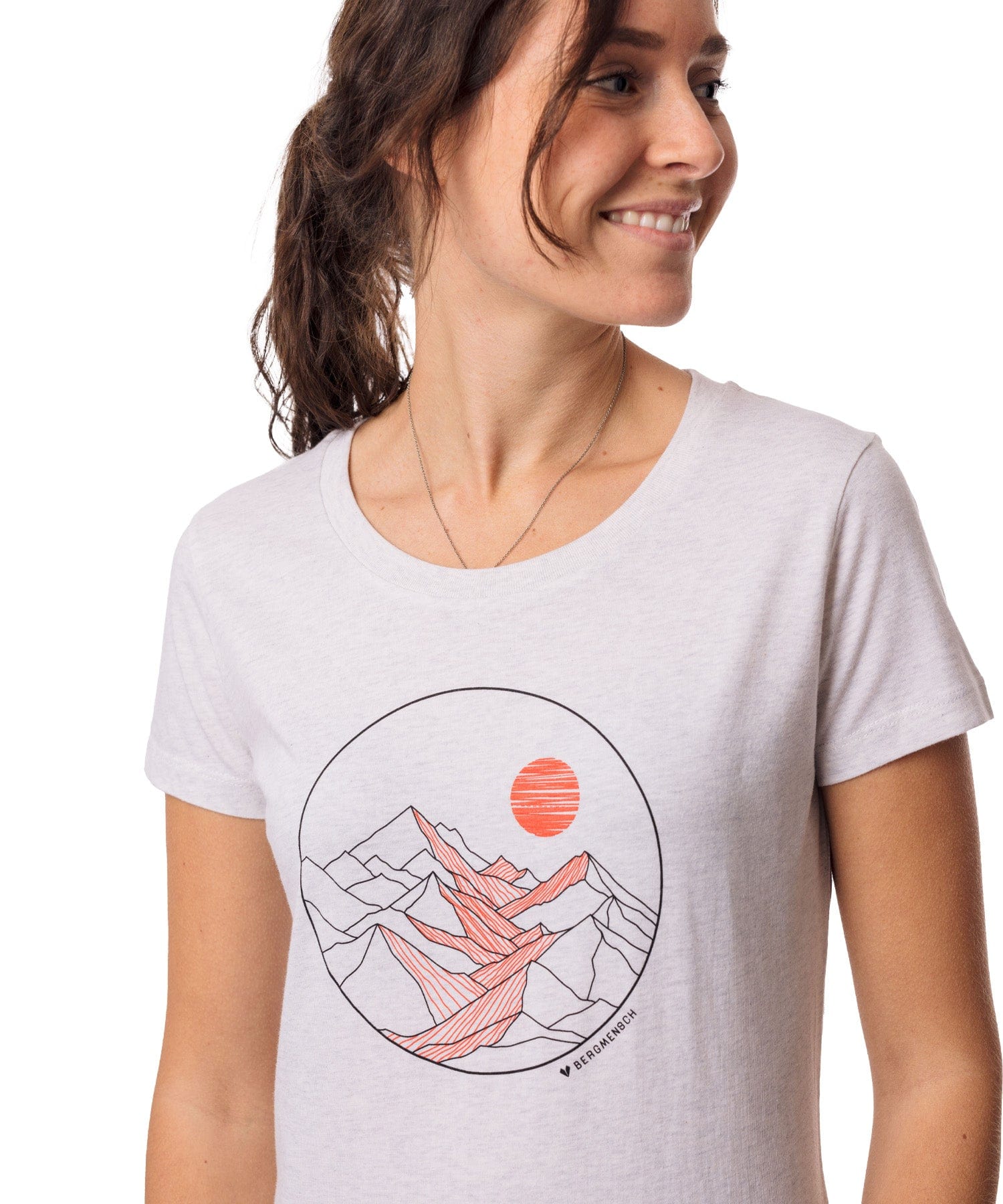 Sunset View - Damen Premium Organic Shirt von Bergmensch