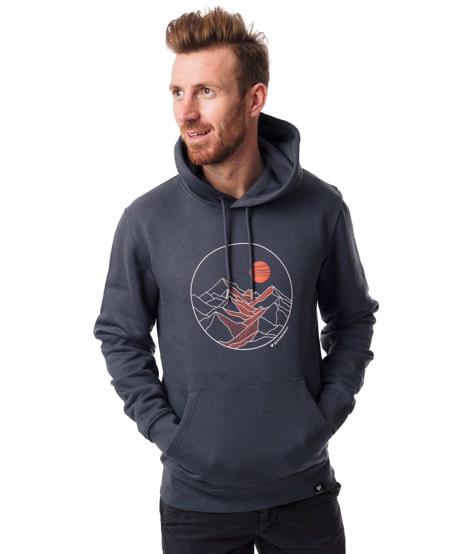 Sunset View - Unisex Premium Organic Hoodie von Bergmensch