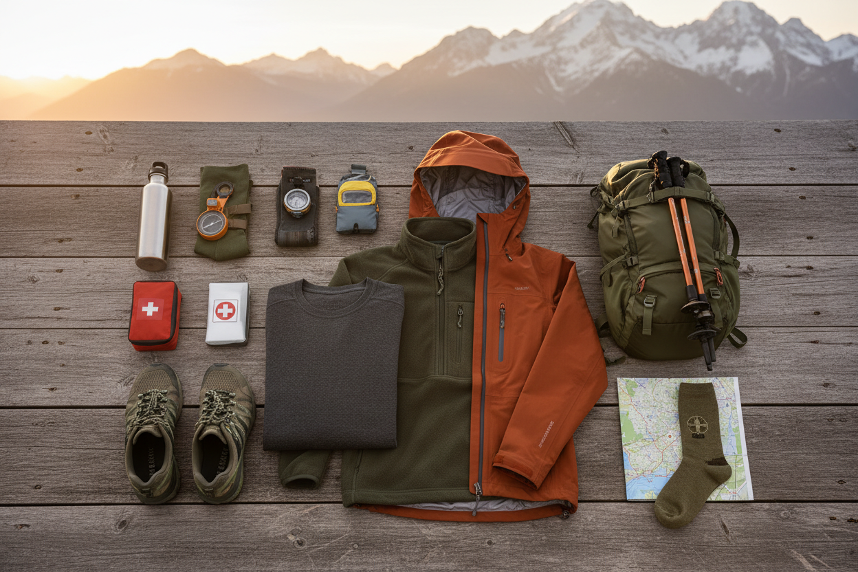 Zwiebelprinzip Wandern