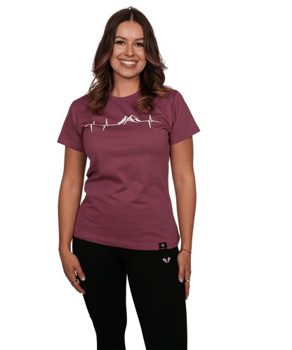Herzschlag Berge - Damen Premium Organic Shirt