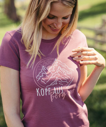 Kopf aus, Berg an - Damen Premium Organic Shirt