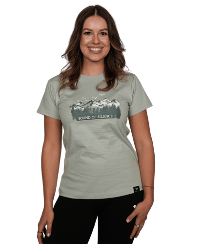 Sound of Silence- Damen Premium Organic Shirt