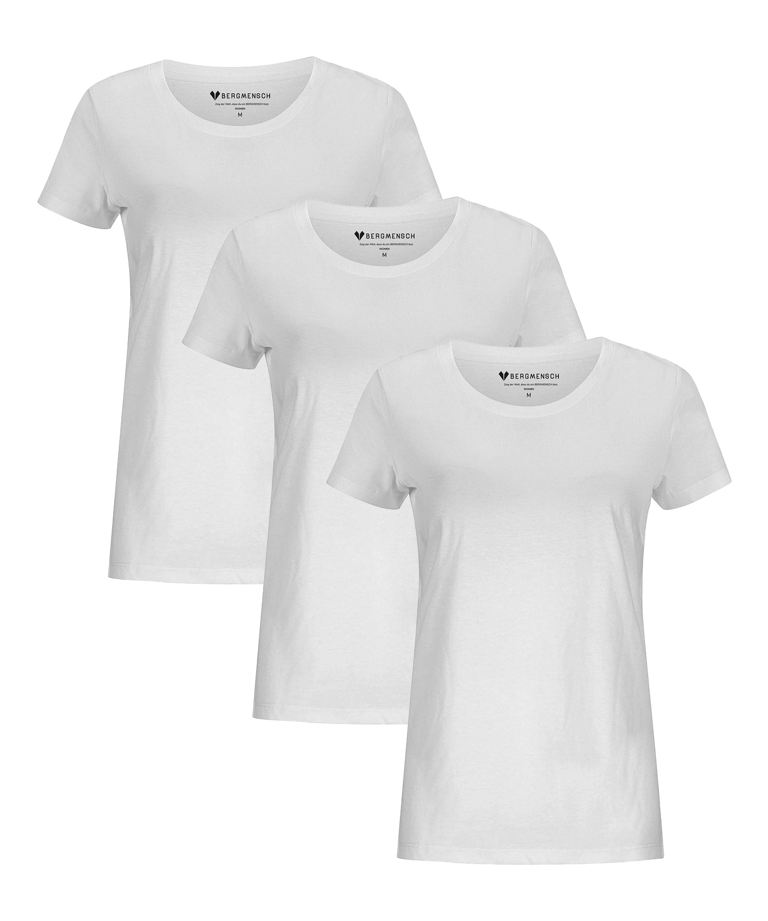Basics Collection 3er-Pack - Damen Premium Organic Shirt