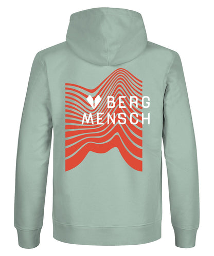 Bergmensch Retro (Backprint) - Unisex Premium Organic Hoodie