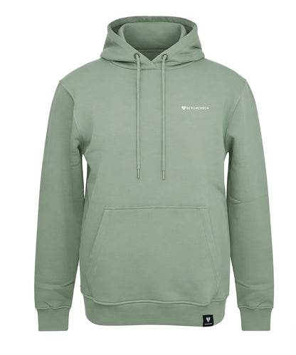 BERGMENSCH Unisex Premium Organic Hoodie "Bergmensch Retro" in Aloe