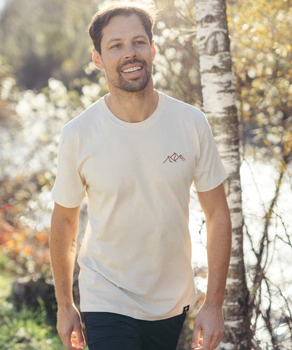 Bergsilhouette (Stick) - Unisex Premium Organic Shirt