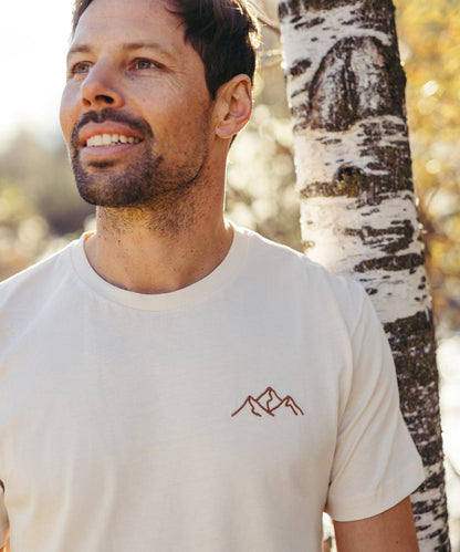 Bergsilhouette (Stick) - Unisex Premium Organic Shirt