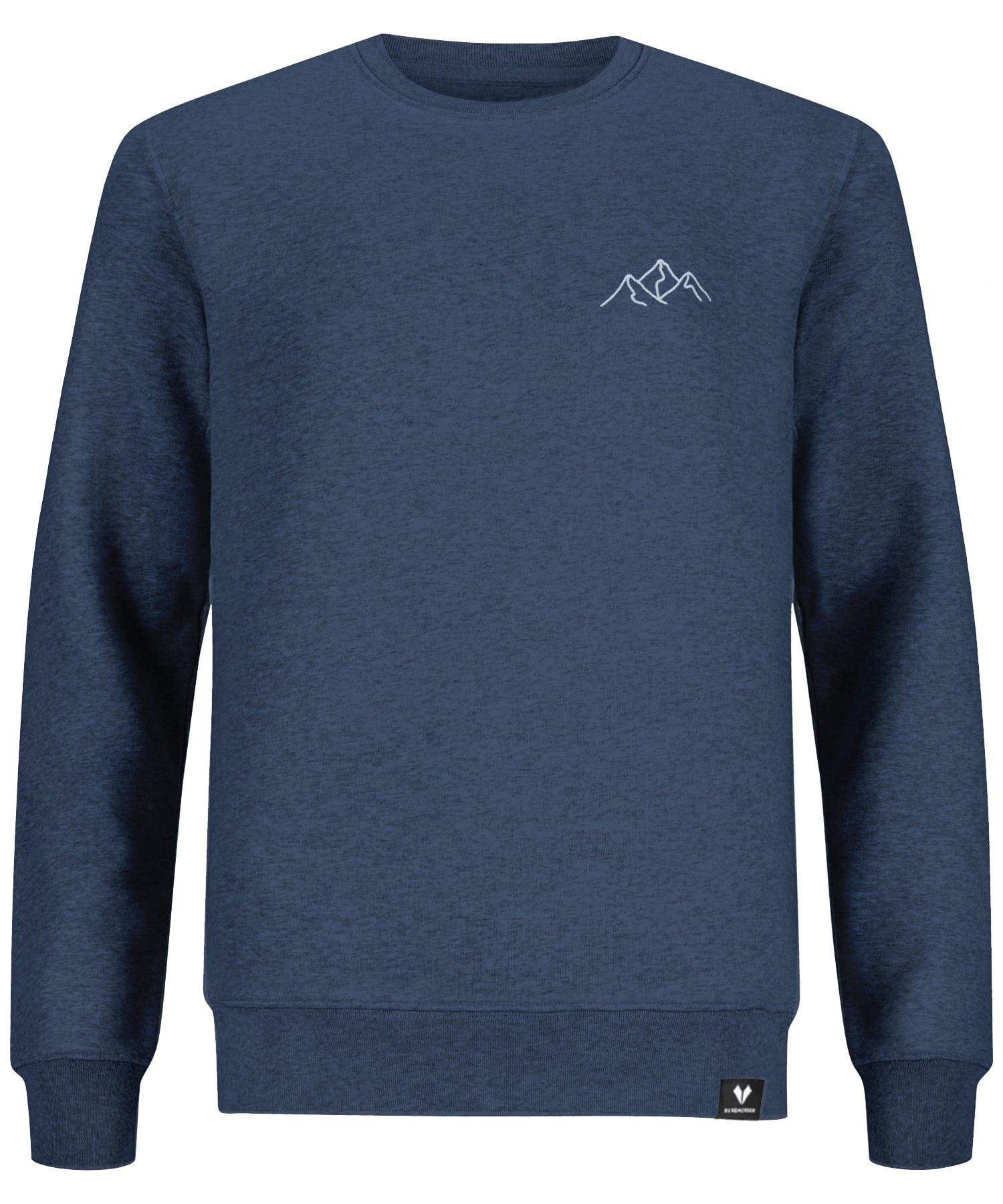 Bergsilhouette (Stick) - Unisex Premium Organic Sweatshirt