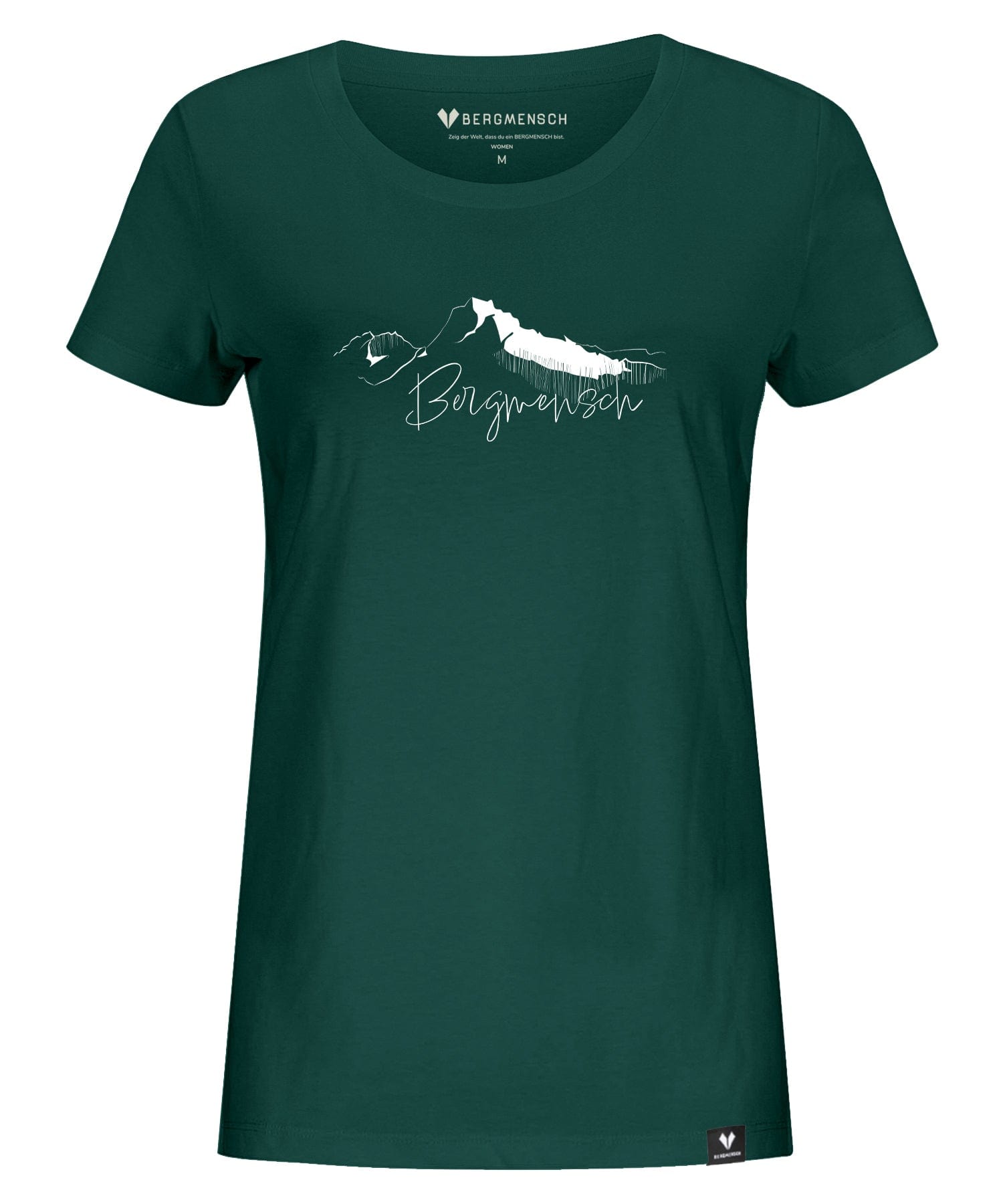 Bergmensch Bergsilhouette - Damen Premium Organic Shirt
