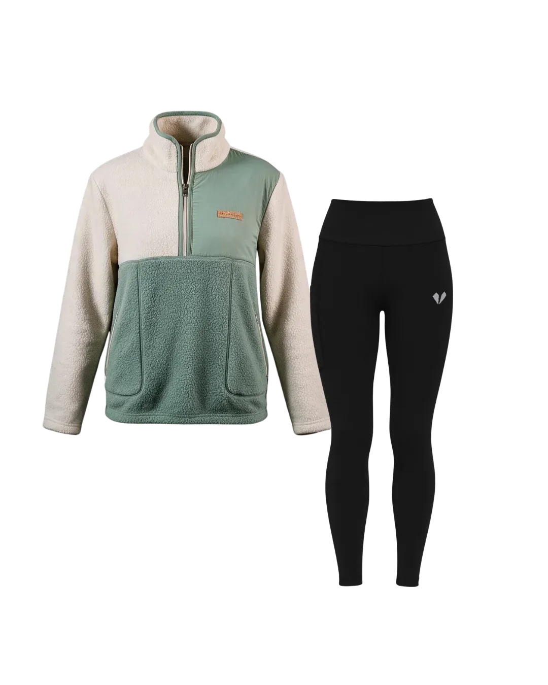 Sherpa Half Zip & Leggings