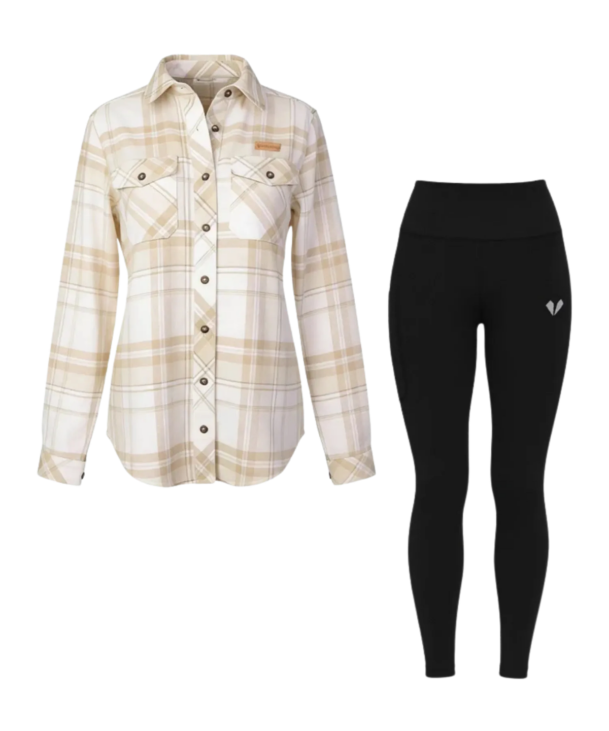 Flanellhemd + Seamless Leggings