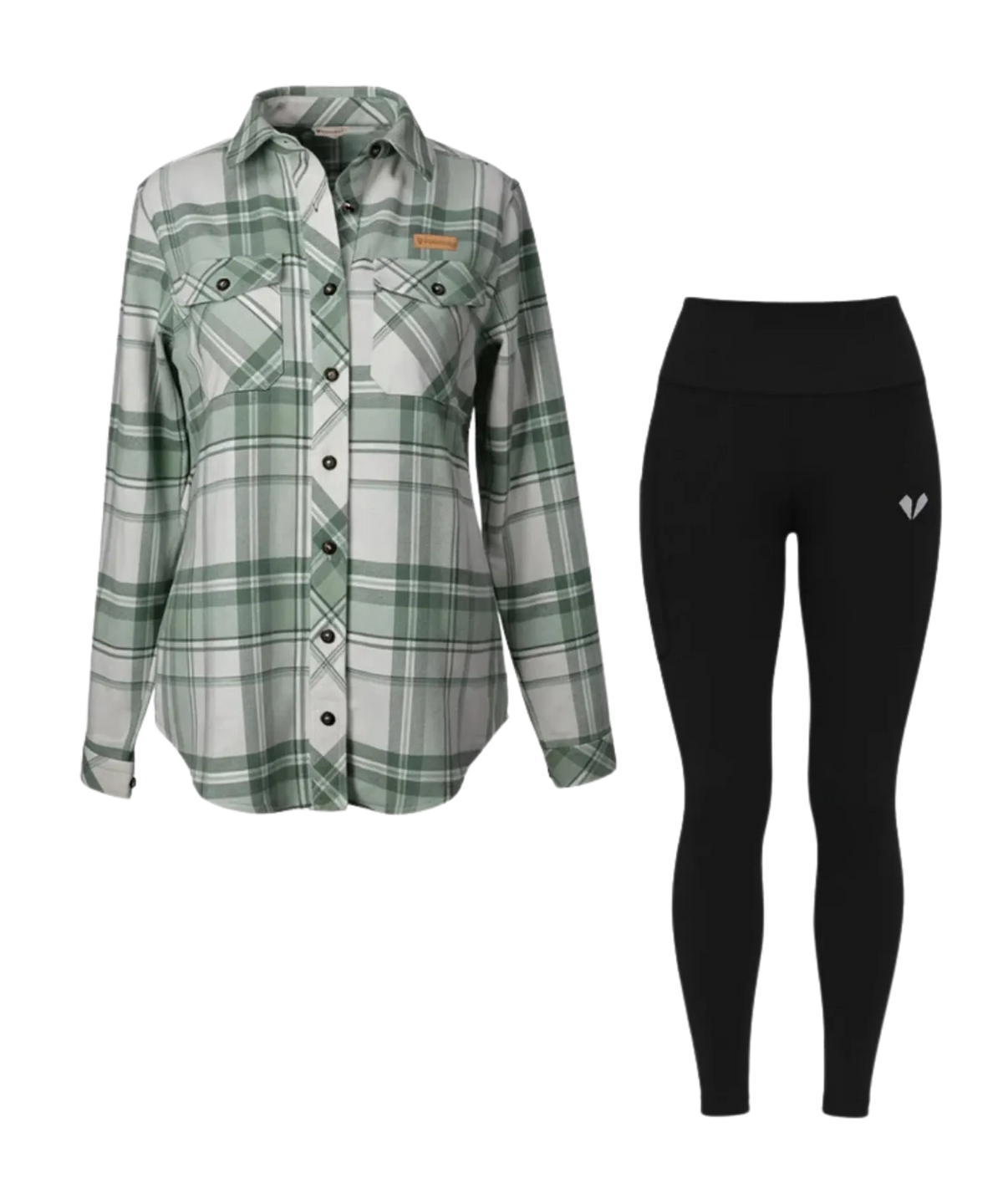 Flanellhemd + Seamless Leggings