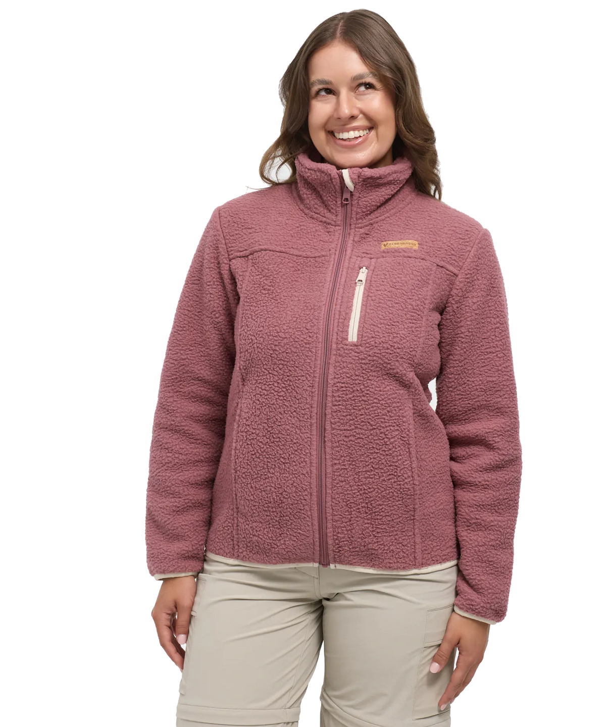 Damen Sherpa Fleece Jacke