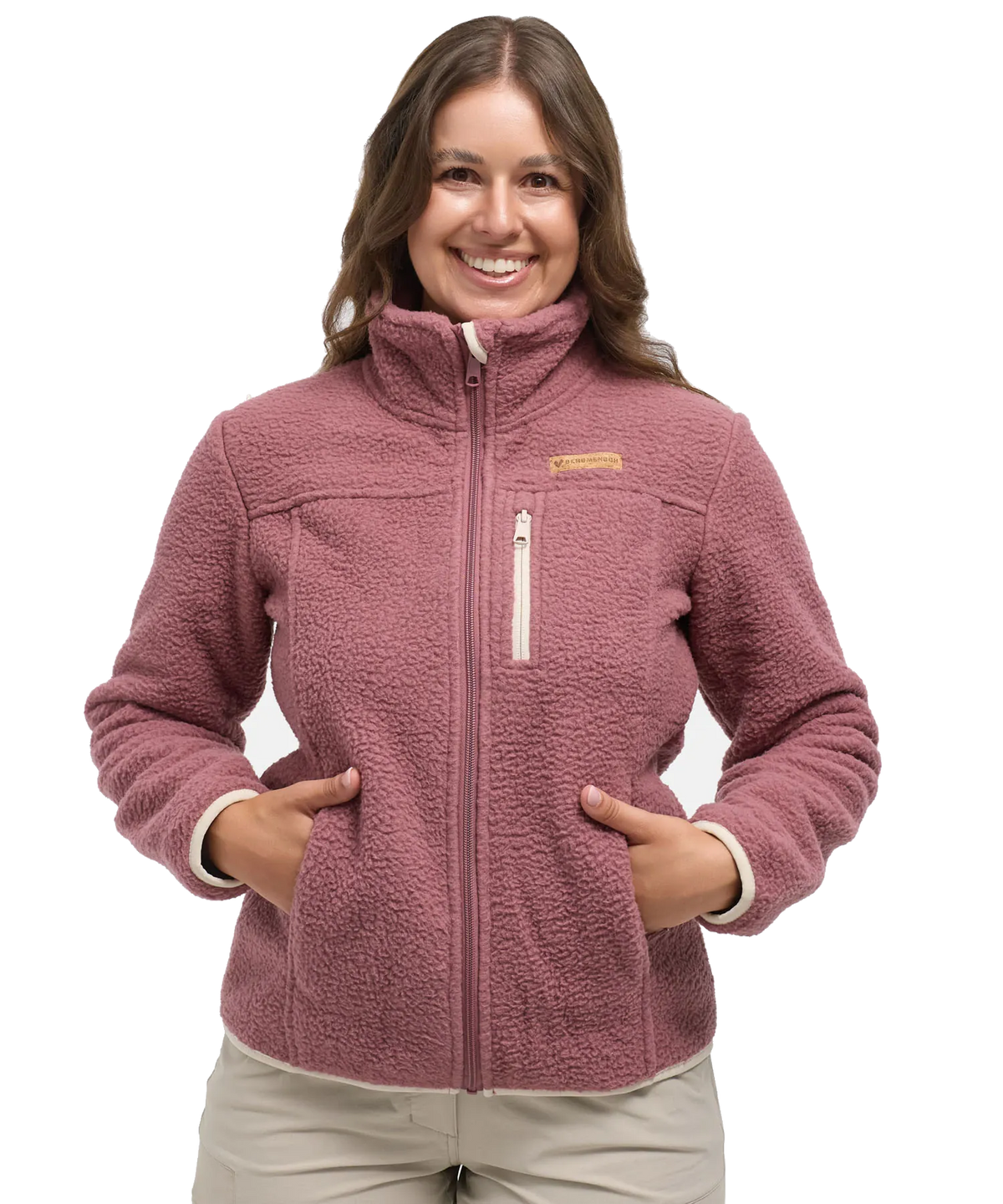 Damen Sherpa Fleece Jacke