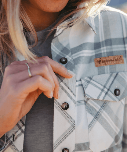 Flanell Overshirt - Damen