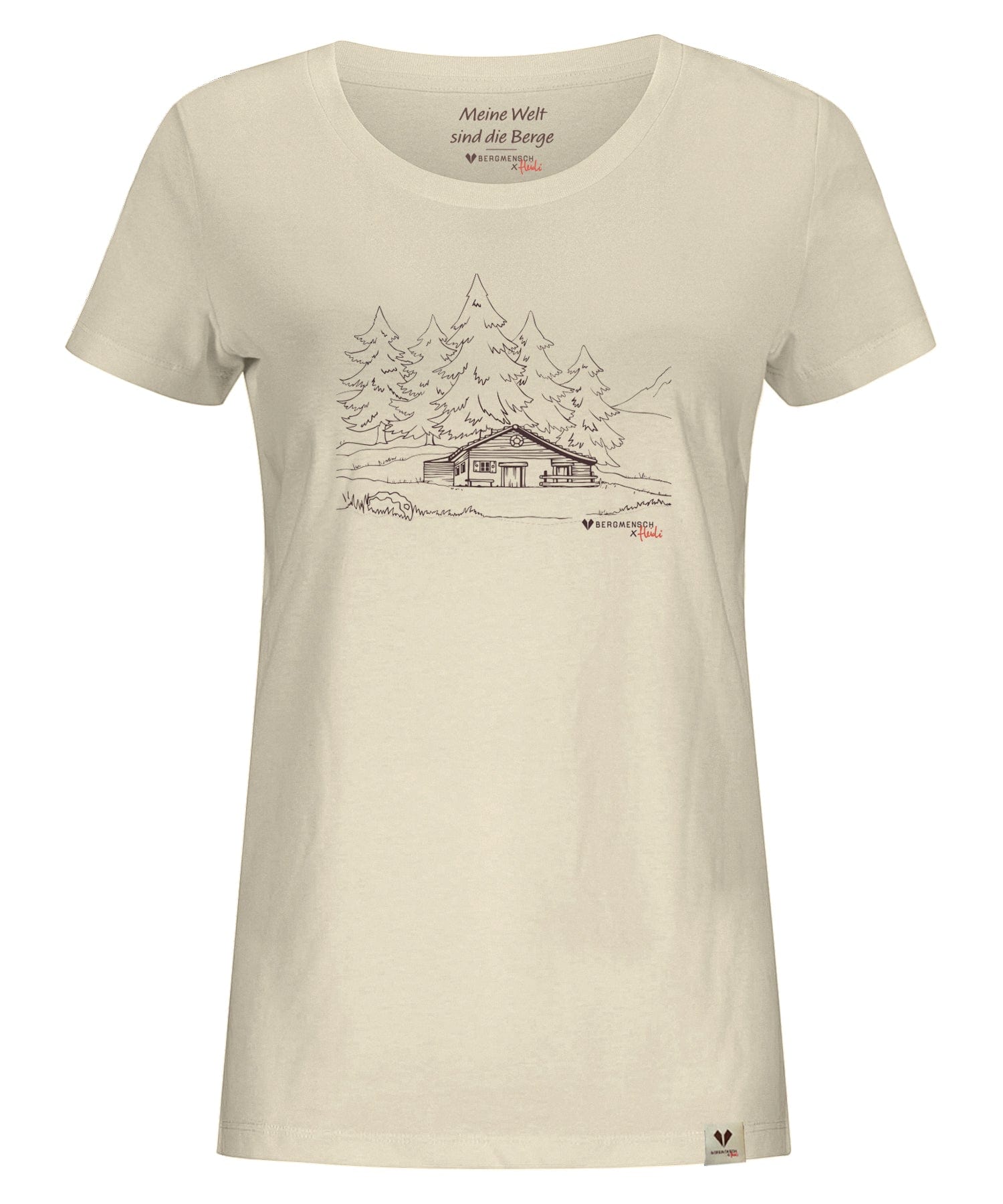 HEIDI - Hütte - Damen Premium Organic Shirt