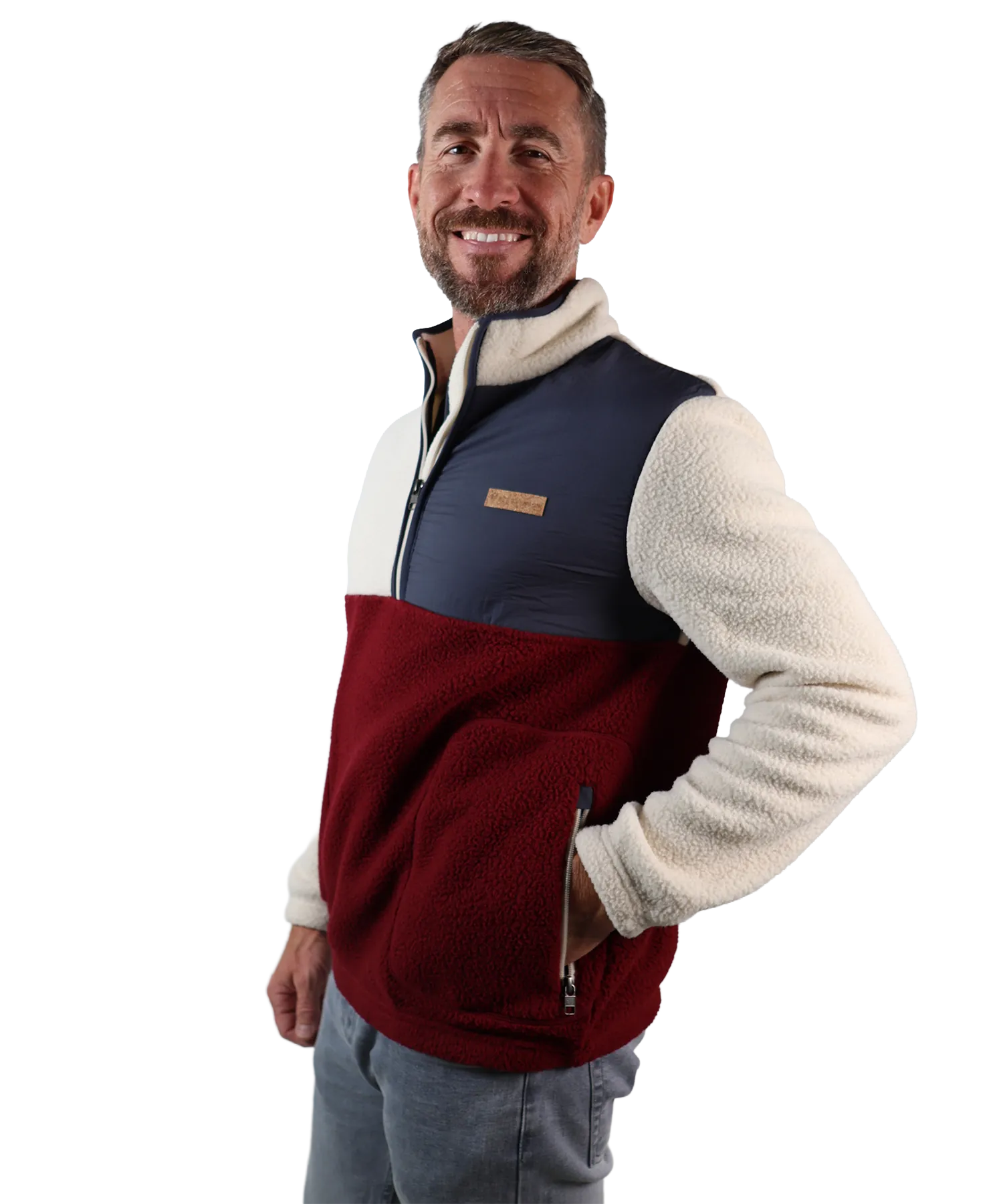 Herren Sherpa Half-Zip
