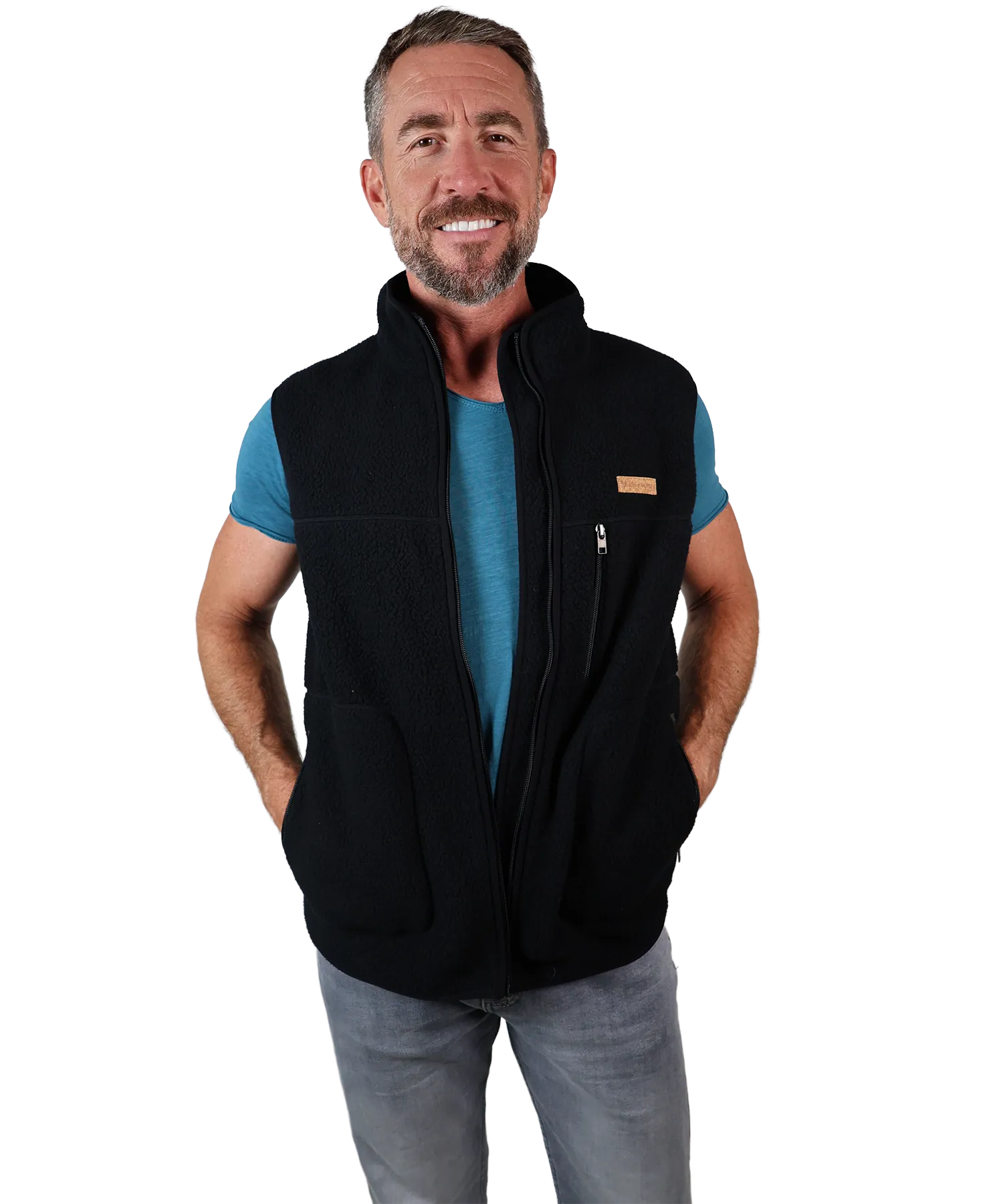 Herren Sherpa Weste