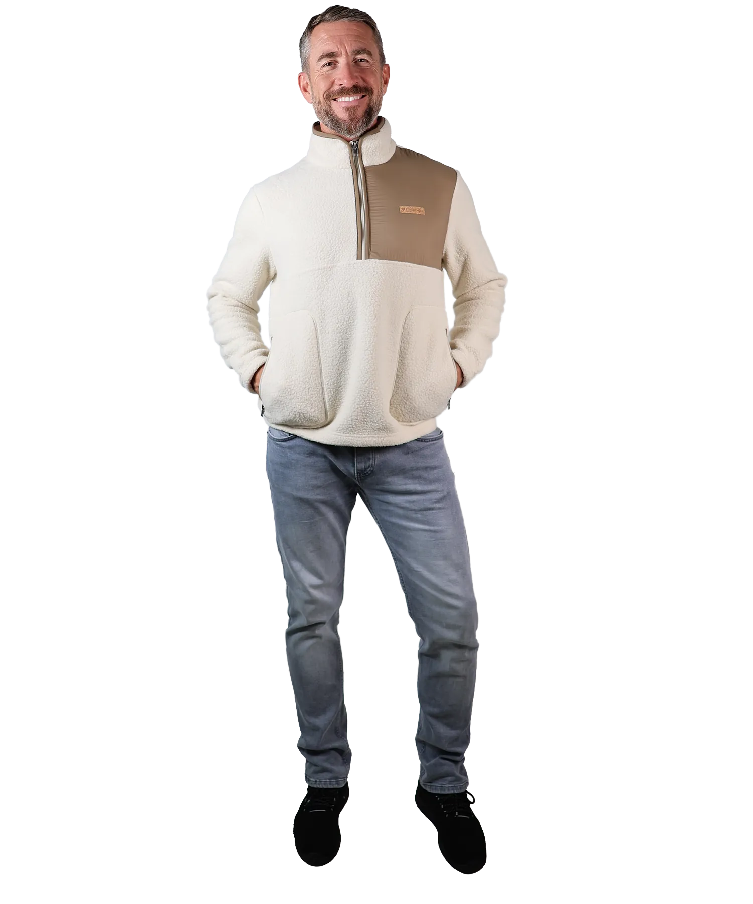 Herren Sherpa Half-Zip