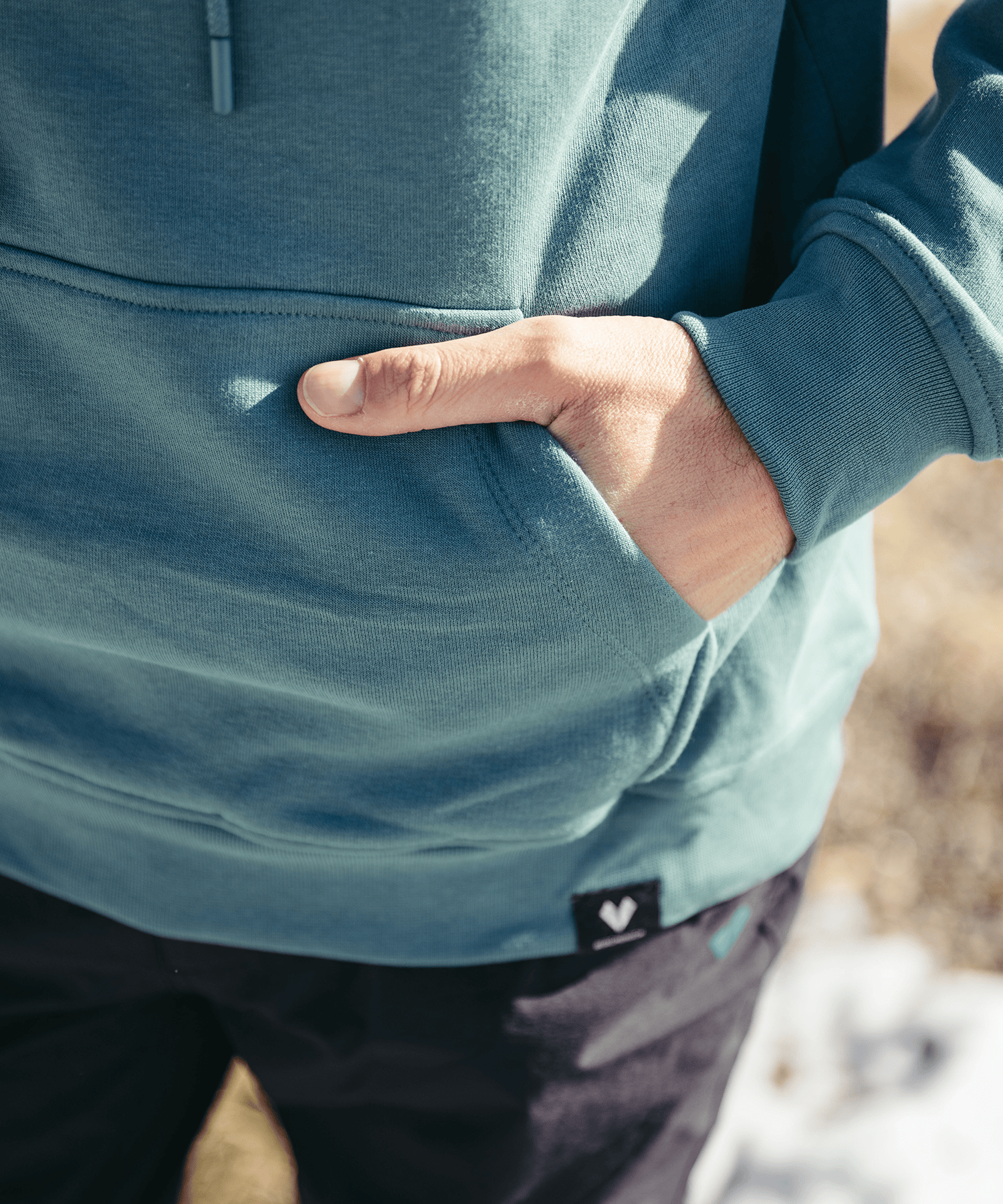 Herzschlag Berge - Unisex Premium Organic Hoodie