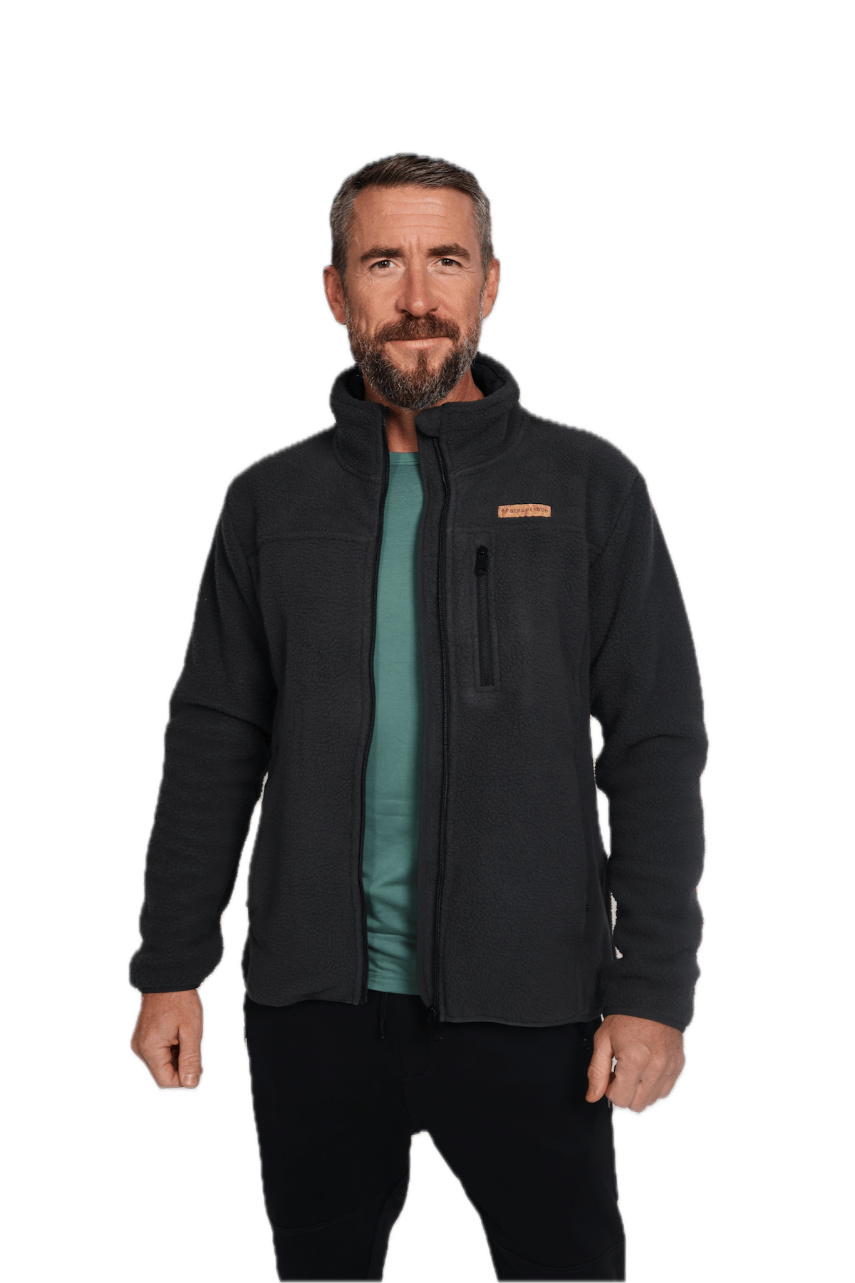 Herren Sherpa Fleece Jacke