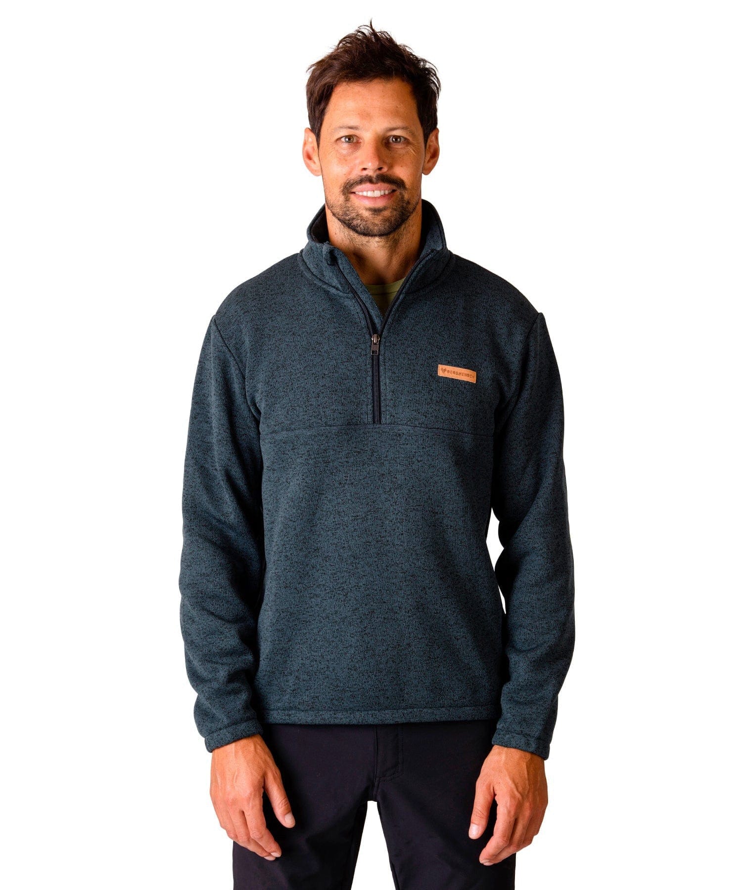 BERGMENSCH® - Herren Half-Zip Strickfleece