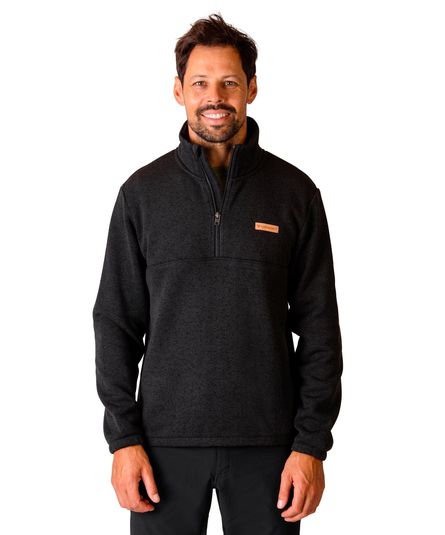 BERGMENSCH® - Herren Half-Zip Strickfleece