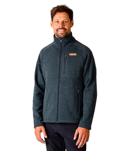 BERGMENSCH® - Herren Strickfleece-Jacke