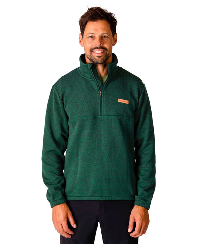 BERGMENSCH® - Herren Half-Zip Strickfleece