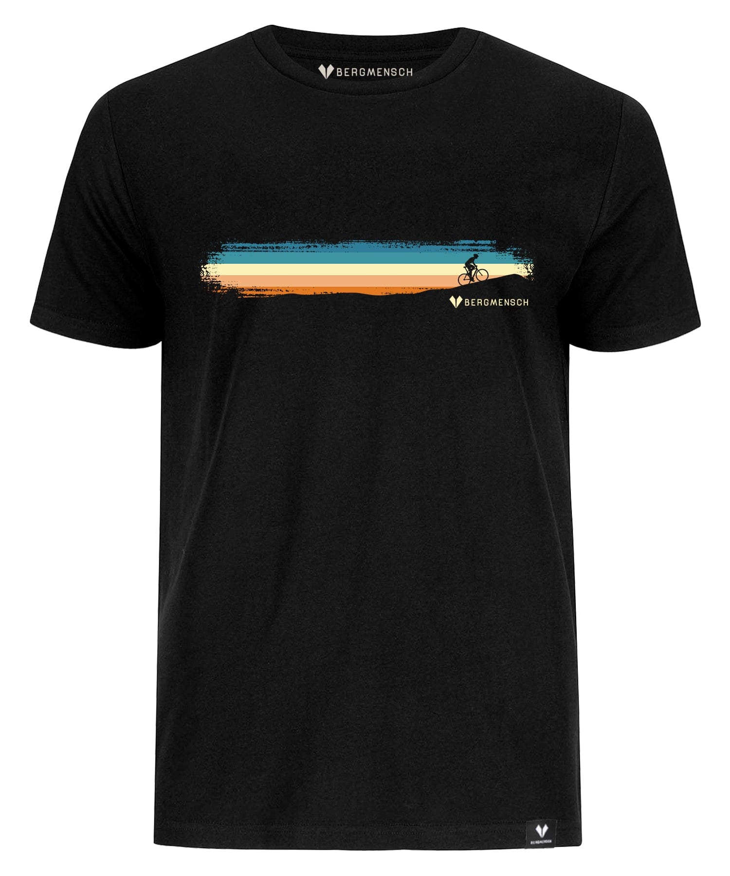 Mountainbiker Sonnenuntergang - Unisex Premium Organic Shirt