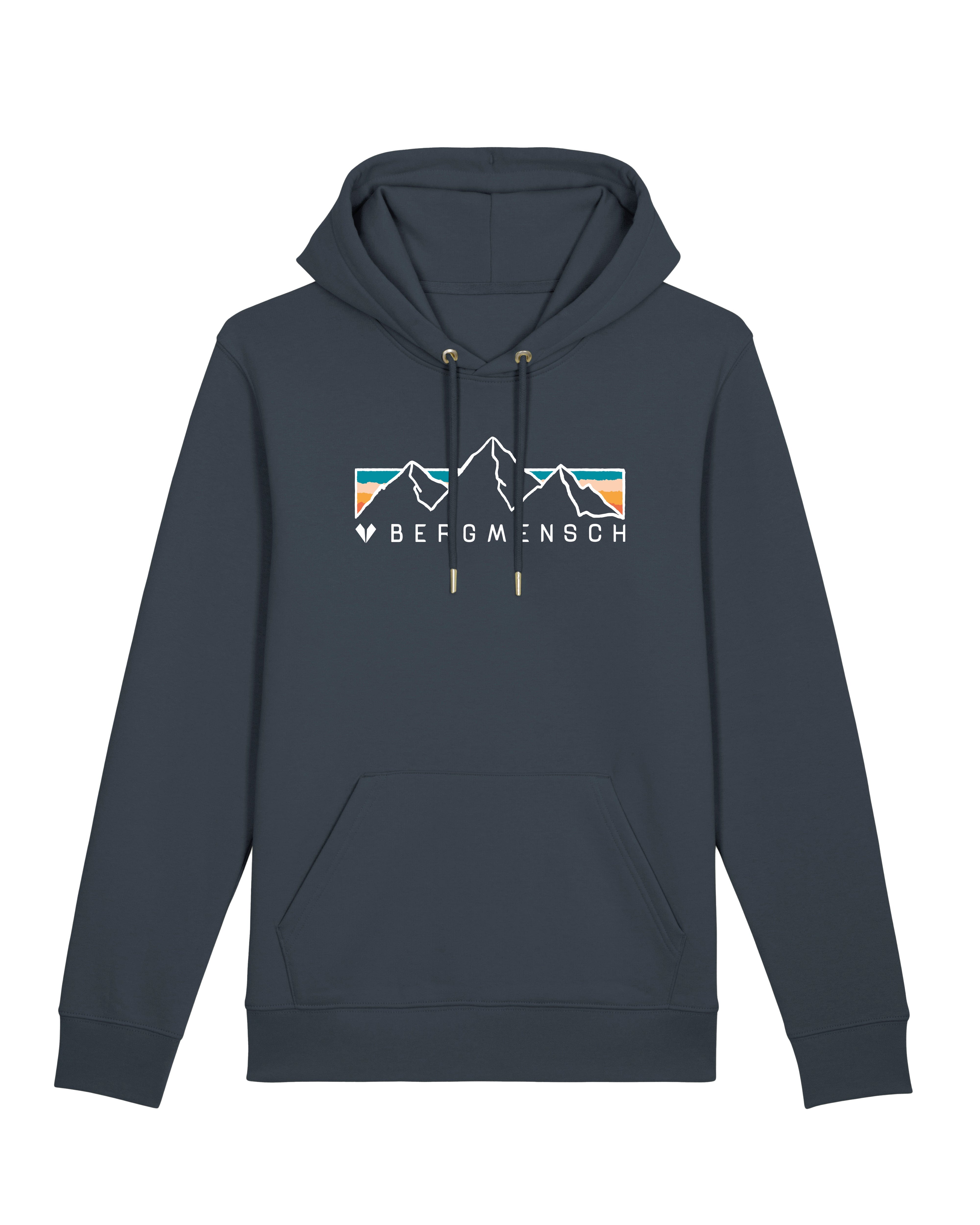 Retro Bergpanorama - Unisex Premium Organic Hoodie