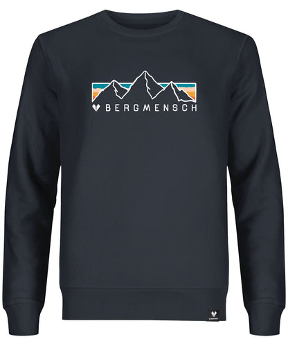 Retro Bergpanorama - Unisex Premium Organic Sweatshirt