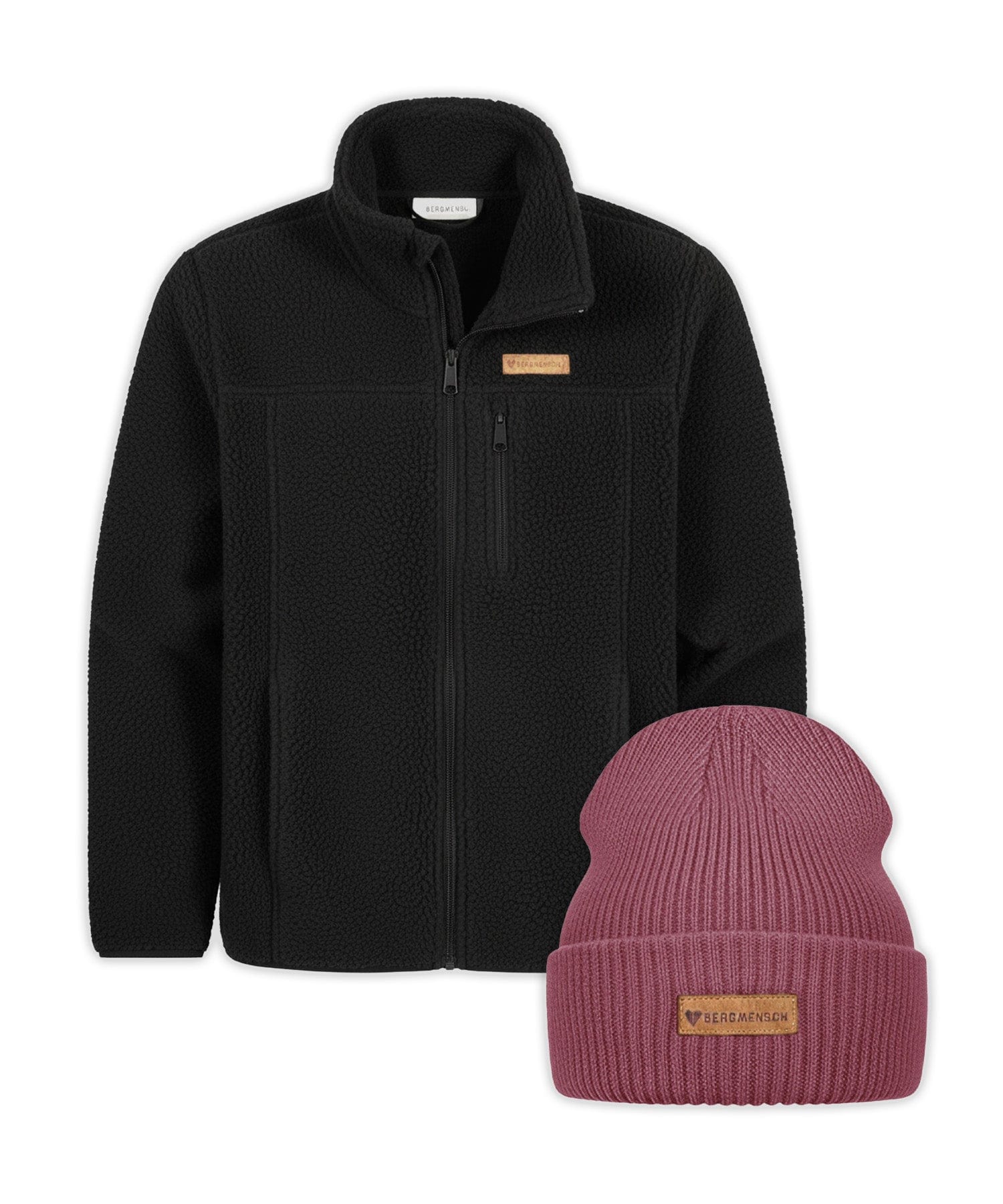 Sherpa Fleece + Cozy Fleece Beanie