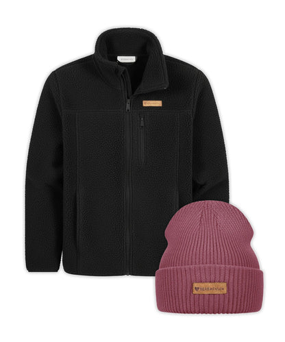 Sherpa Fleece + Cozy Fleece Beanie