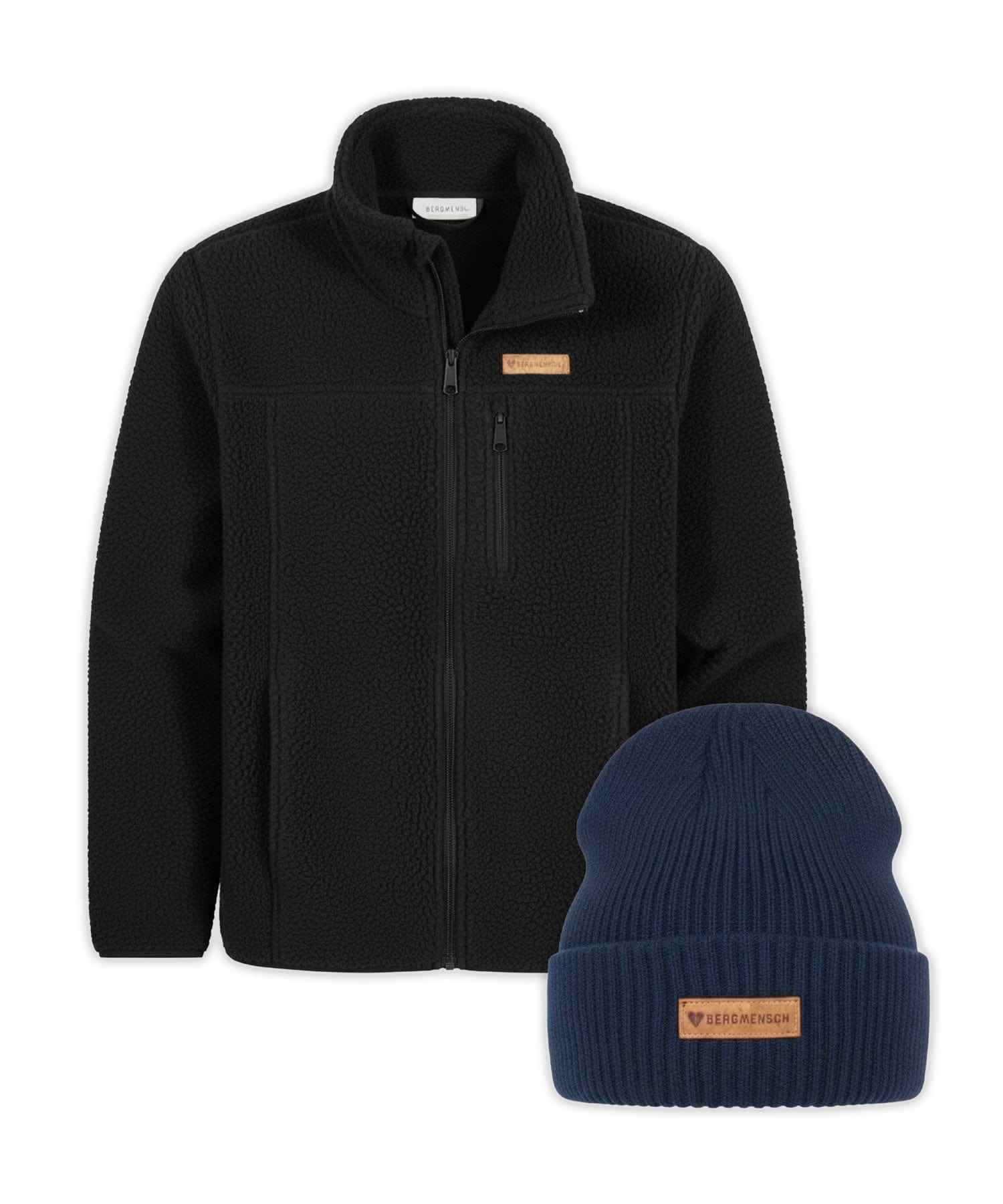 Sherpa Fleece + Cozy Fleece Beanie