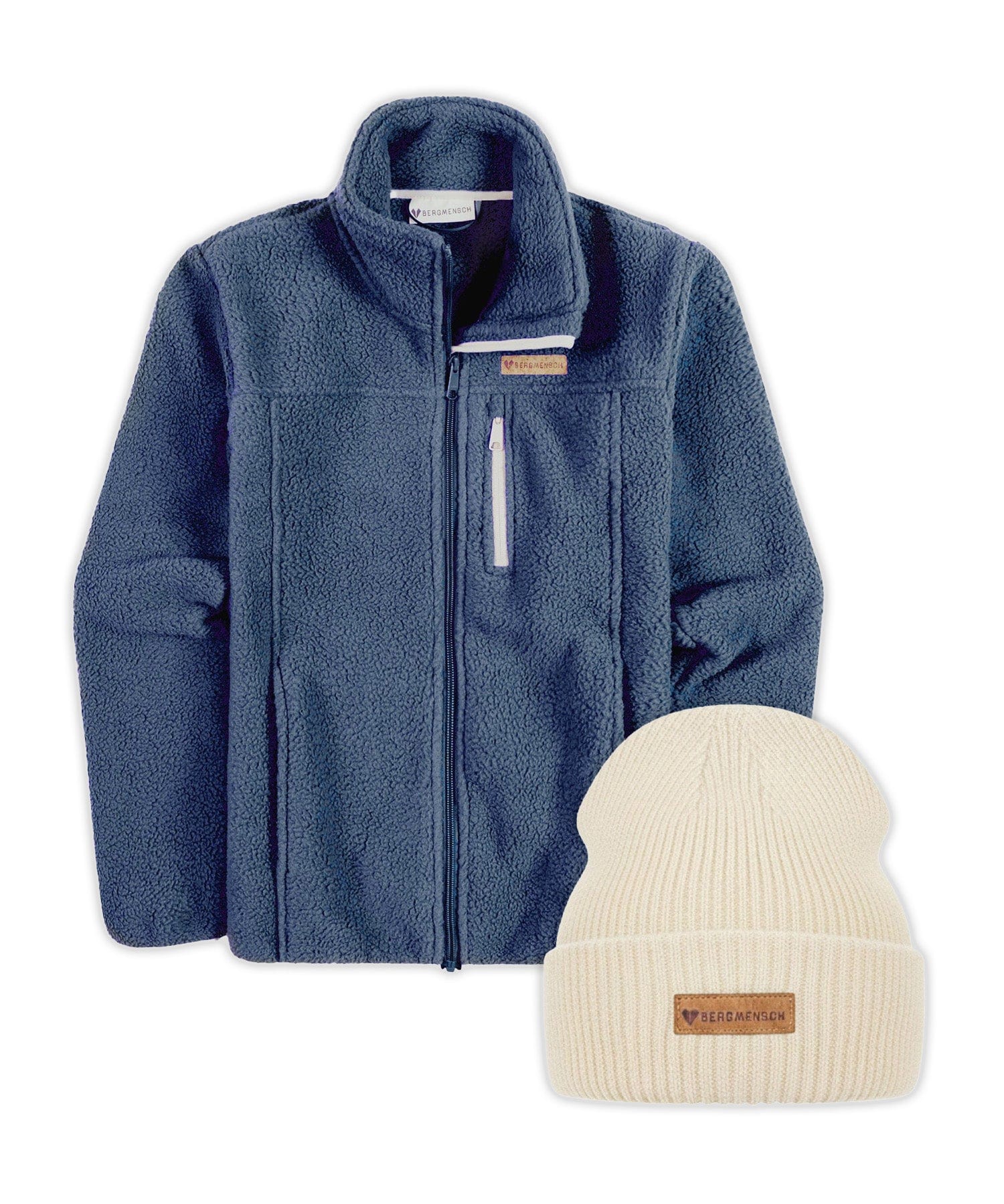 Sherpa Fleece + Cozy Fleece Beanie